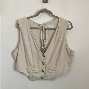 Every Vest Top with back ties